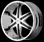 chrome rims, custom rims Kool Whip 446