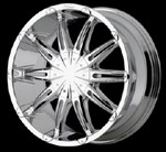 chrome rims, custom rims Phantom 717