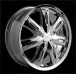 chrome rims, custom rims Witchy Fwd 552 (CHROME)