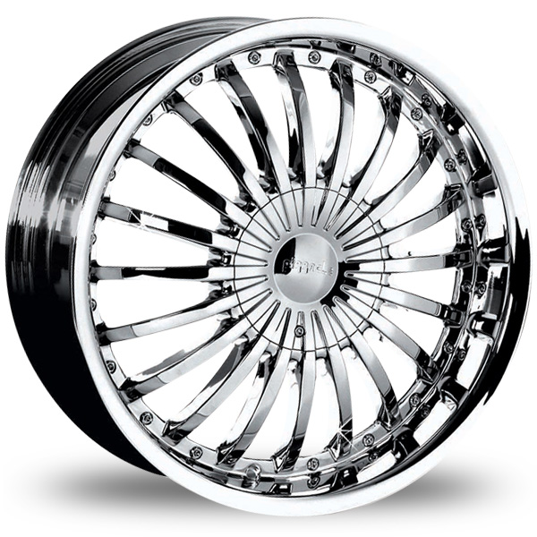 chrome rims, custom rims Silo