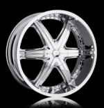 chrome rims, custom rims Flair 295