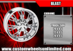chrome rims, custom rims Blast