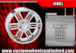 chrome rims, custom rims Crush