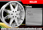 chrome rims, custom rims Roller