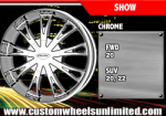 chrome rims, custom rims Show