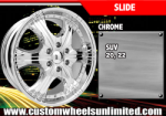 chrome rims, custom rims Slide