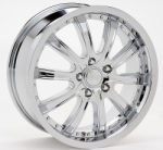 chrome rims, custom rims STARR 236