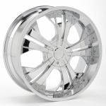 chrome rims, custom rims STARR 729