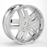chrome rims, custom rims STARR 807