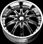 chrome rims, custom rims Abruzzi