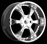 chrome rims, custom rims Capone