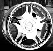 chrome rims, custom rims Zamano