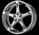 chrome rims, custom rims Five 58