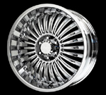 chrome rims, custom rims Vortex 48
