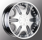 chrome rims, custom rims Diva
