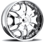 chrome rims, custom rims Pyrrho KR 03