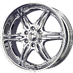 This is a beautiful wheel. When you wake up in the morning you will love to see this wheel on your vehicle. This wheel has a mid lip with the rivets to accent the wheel and with the 6 dual spokes and exposed lugs this wheel will chop the streets hard.