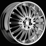 The Akuza 761 Belle is a very clean wheel, with the exposed lugs and mid to deep lip and 20 spokes. When you wake up in the morning you will love to see this wheel on your vehicle. This wheel will chop the street up.