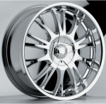 This is a beautiful wheel. When you wake up in the morning you will love to see this wheel on your vehicle. This wheel has a mid lip with the 11 dual spokes this wheel will chop the streets hard.