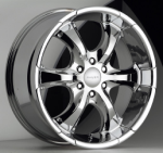 This is a beautiful wheel. When you wake up in the morning you will love to see this wheel on your vehicle. This wheel has a deep lip with the 6 spokes and exposed lugs this wheel will chop the streets hard.