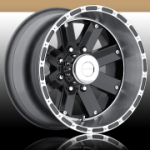 This is a beautiful wheel. When you wake up in the morning you will love to see this wheel on your vehicle. This wheel has a deep lip with the rivets to accent the wheel and with the 8 spokes and exposed lugs this wheel will chop the streets hard.