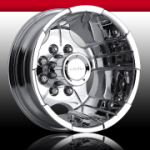 This is a beautiful wheel. When you wake up in the morning you will love to see this wheel on your vehicle. This wheel has a deep lip with 5 spokes and exposed lugs this wheel will chop the streets hard.
