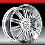 This is a beautiful wheel. When you wake up in the morning you will love to see this wheel on your vehicle. This wheel has a deep lip with the rivets to accent the wheel and with the 10 dual spokes and this wheel will chop the streets hard.