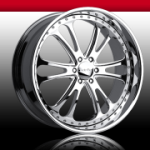 This is a beautiful wheel. When you wake up in the morning you will love to see this wheel on your vehicle. This wheel has a deep lip with the rivets to accent the wheel and with the 6 dual spokes and exposed lugs this wheel will chop the streets hard.