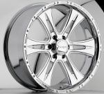 This is a beautiful wheel. When you wake up in the morning you will love to see this wheel on your vehicle. This wheel has no lip with the rivets on the outside to accent the wheel and with the 6 dual spokes with exposed lugs this wheel will chop the streets hard.