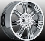This is a beautiful wheel. When you wake up in the morning you will love to see this wheel on your vehicle. This wheel has a deep lip with the 7 dual spokes this wheel will chop the streets hard.
