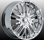 This is a beautiful wheel. This wheel looks like a spider web. When you wake up in the morning you will love to see this wheel on your vehicle. This wheel has a deep lip and with the multiple spokes this wheel will chop the streets hard.
