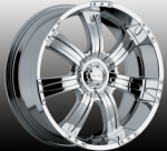 This is a beautiful wheel. When you wake up in the morning you will love to see this wheel on your vehicle. This wheel has a deep lip with the rivets on the outside of the wheel to accent the wheel and with the 7 spokes this wheel will chop the streets hard.
